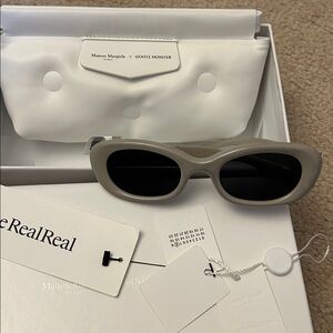 Maison margiela x gentle monster gray sunglasses